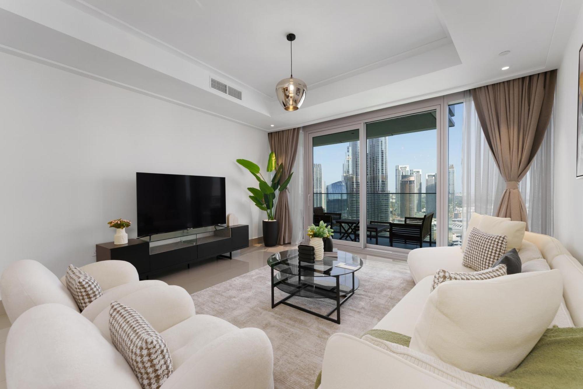 Maison Privee - Ultimate Living With Front-Row Views Of Burj Khalifa & Dubai Fountains Dış mekan fotoğraf